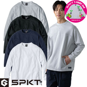 G-108 GLADIATOR フェイスコットンDRY 5ポケット 長袖Tシャツ