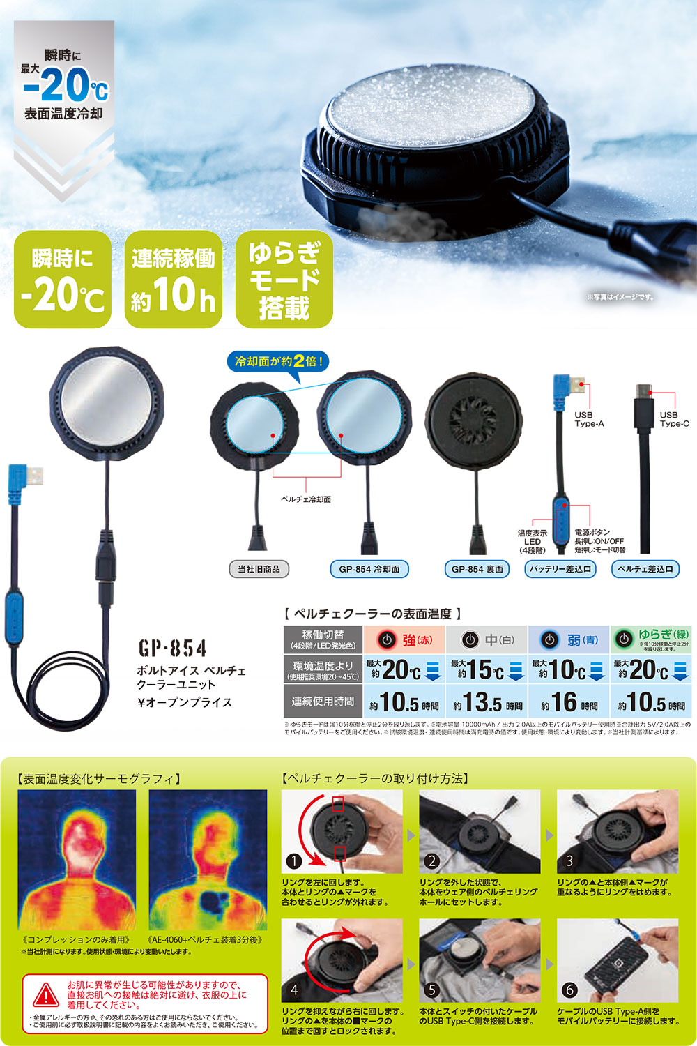 VOLT ICE ボルトアイス ペルチェクーラーユニット（バッテリー別売）