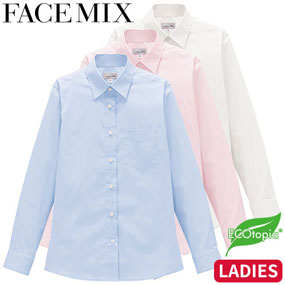 FB4048L レディスレギュラーカラー長袖ブラウス