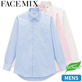 FB5055M メンズレギュラーカラー長袖シャツ