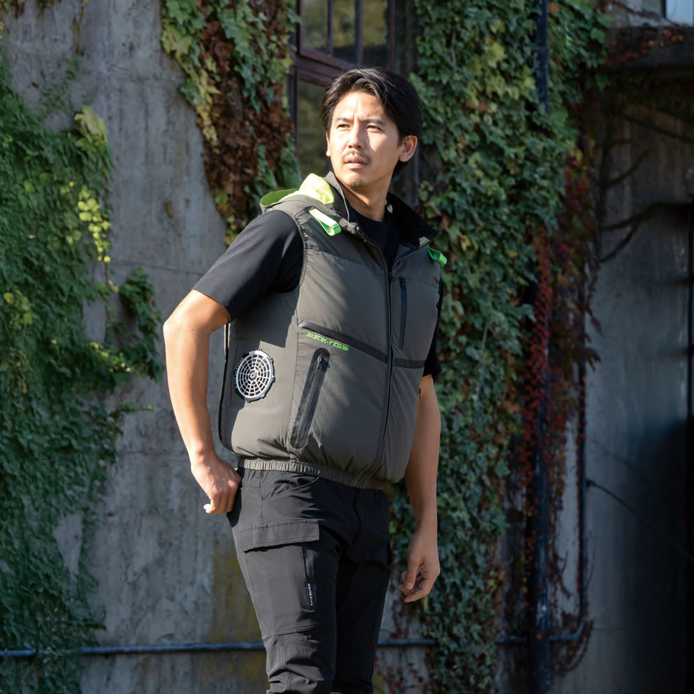 S-AIR コンデンスタイルベスト（ファン無し）サイドファン フルハーネス対応