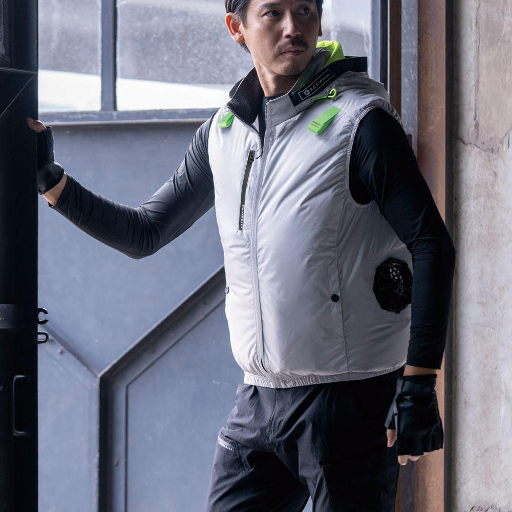 S-AIR フードリペルベスト（ファン無し）サイドファン フルハーネス対応