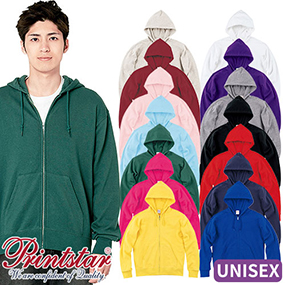 00189-NNZ 9.7oz スタンダードWフードジップパーカー XS～2XL