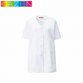 332-30 女子衿なし調理衣半袖