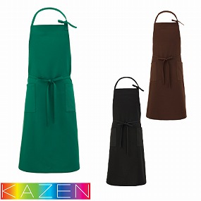 KZN496-63、KZN496-65、KZN496-67 胸当てエプロン(首掛け)