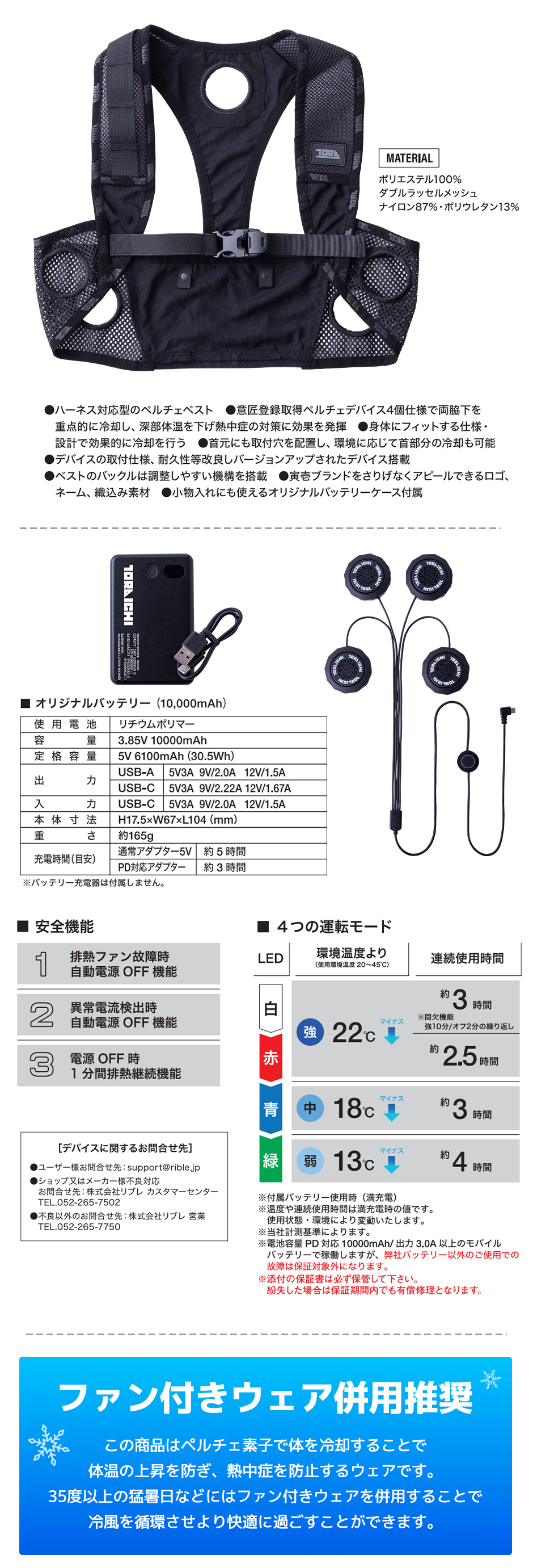 ペルチェベストセット