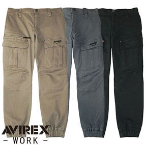 AV106  AVIREX WORK ジョガーカーゴパンツ
