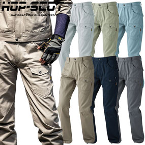 770005 HOP-SCOT 綿100%カーゴパンツ（厚手）6.1oz