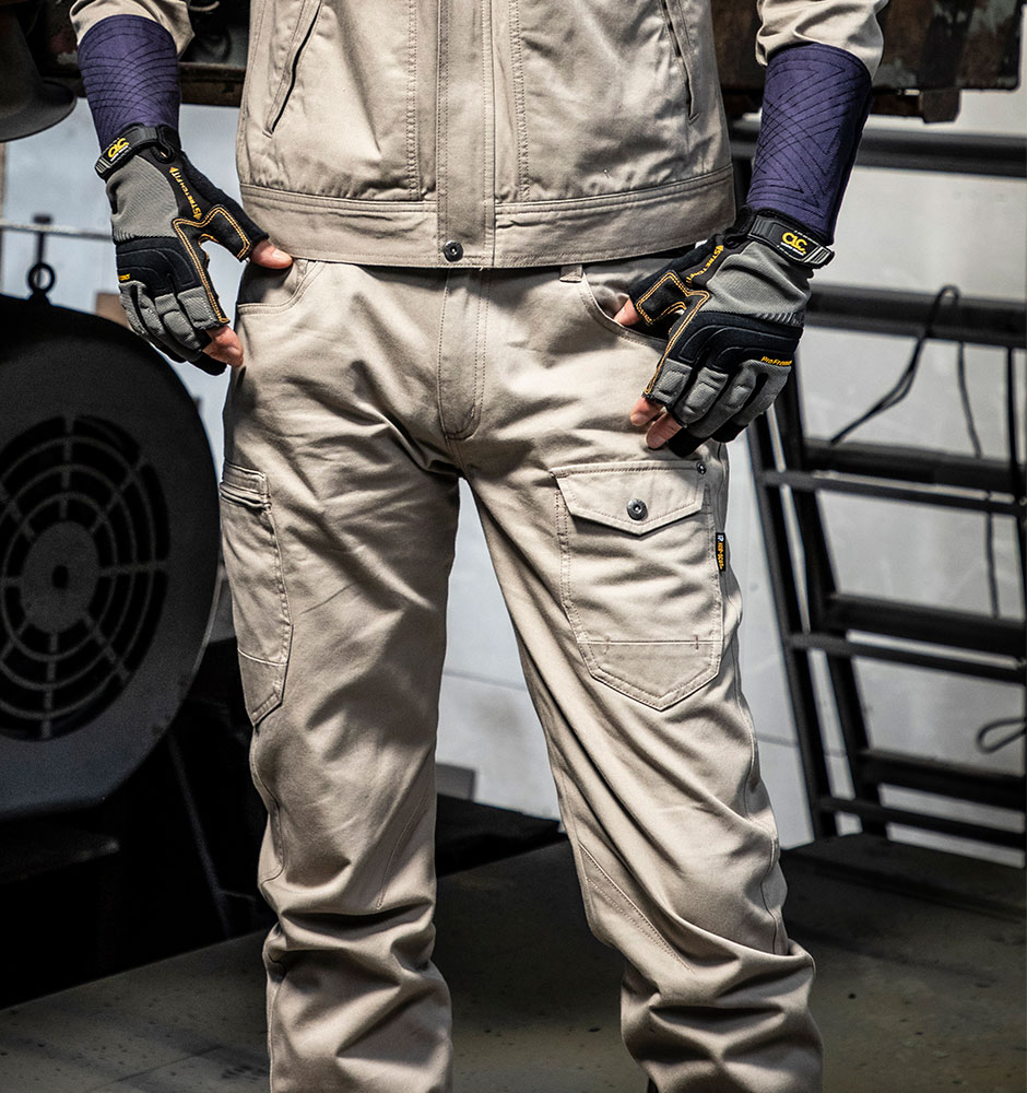 HOP-SCOT 綿100%カーゴパンツ（厚手）6.1oz