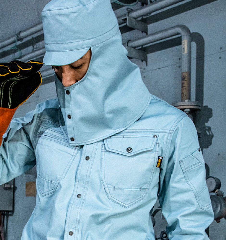 HOP-SCOT 綿100%溶接帽子ショート丈（厚手）6.1oz