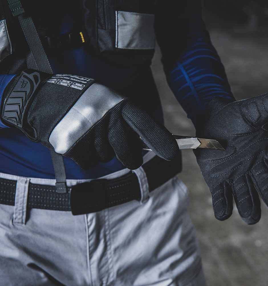 HOP-SCOT ハイビス耐切創・防振手袋（タッチスクリーン対応）