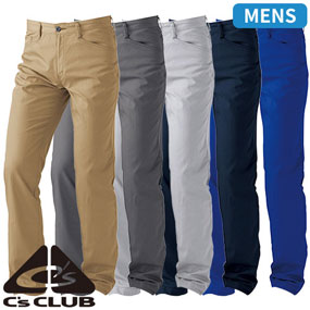 2903 C's CLUB ドビーストレッチT/C メンズスラックス（薄手）5.2oz