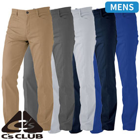 2813 C's CLUB ドビーストレッチT/C メンズスラックス（厚手）6.6oz