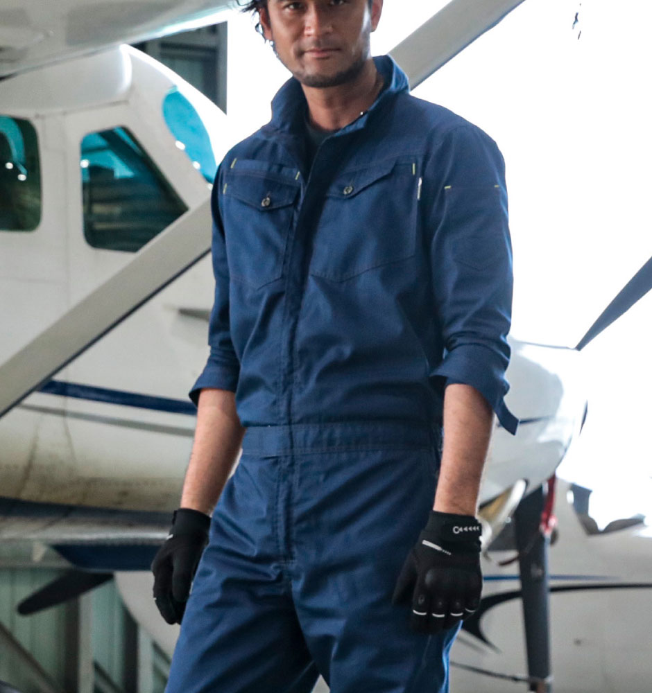 C's CLUB コスパ長袖ツナギ 5.6oz