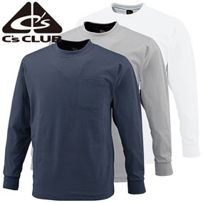 1401 C's CLUB 長袖Tシャツ（ポケットあり）