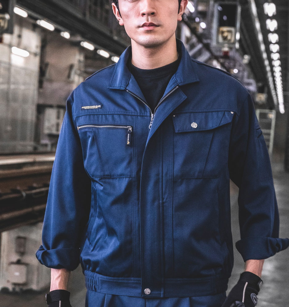 C's CLUB 長袖ブルゾン（厚手）7.7oz