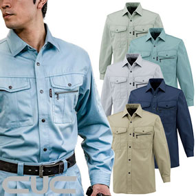 2401 CUC 長袖シャツ（厚手）7.4oz