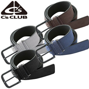 0716 C's CLUB ベロア調ブラックバックルベルト