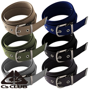 0041 C's CLUB ワンピンナイロンベルト