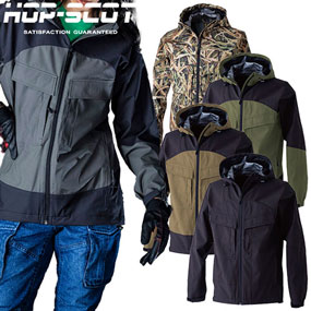 710009 HOP-SCOT ドライラックス 耐水防風ストレッチフーディ 4.0oz