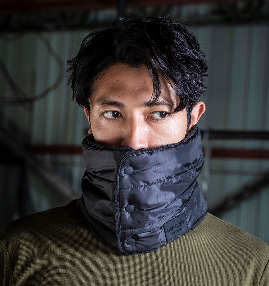 HOP-SCOT エコライト ソロナ制電ネックウォーマー