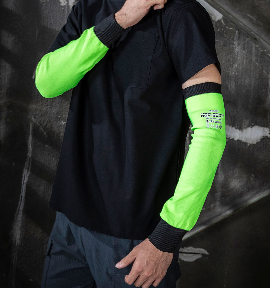 HOP-SCOT デュラカット ハイビス耐切創アームカバーレベル6