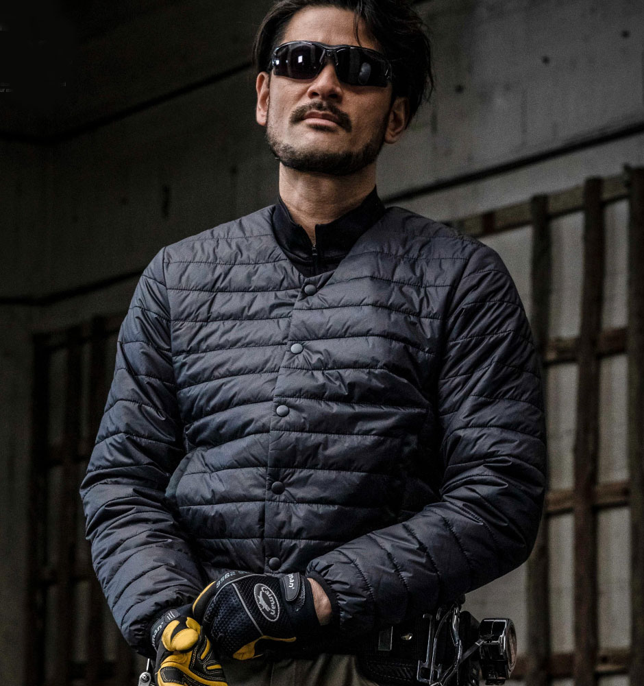 HOP-SCOT 制電中綿インナーロングスリーブ 5.2oz