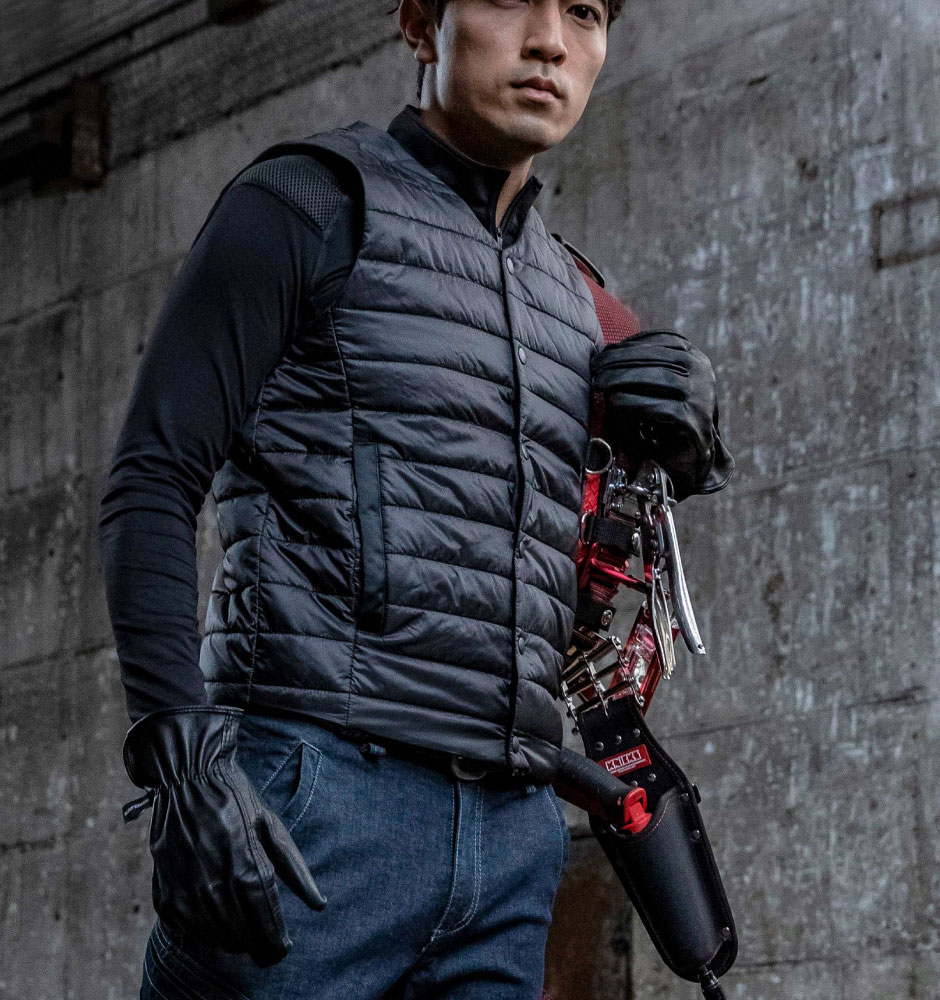 HOP-SCOT 制電中綿インナーベスト 5.2oz