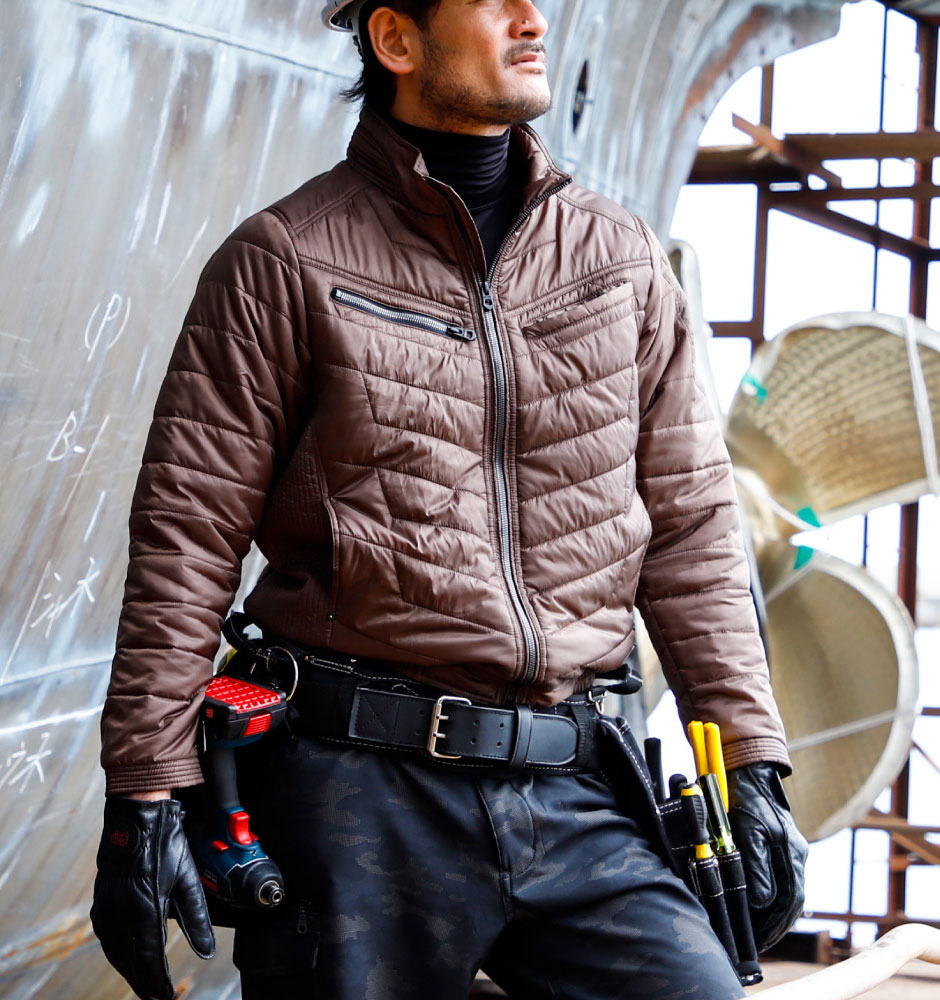 HOP-SCOT 超軽ソロナ・シレー裏アルミブルゾン 5.3oz