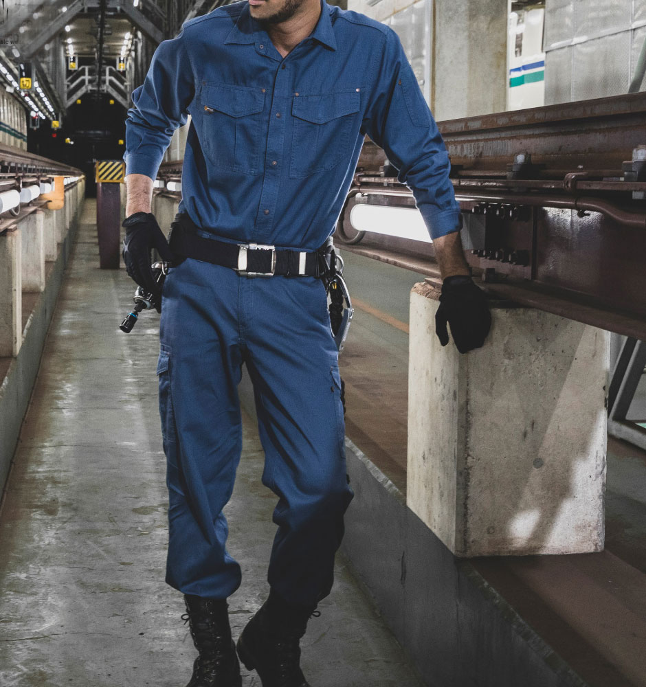 HOP-SCOT ノータックカーゴパンツ（薄手）6oz