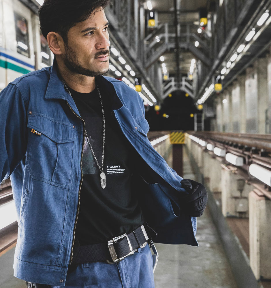 HOP-SCOT 長袖ブルゾン（薄手）6oz