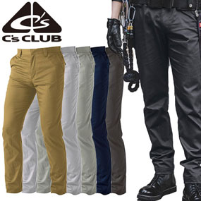 351013 C's CLUB T/Cストレッチスラックス（薄手）4.2oz
