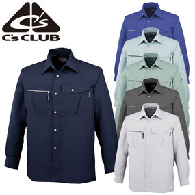 3001 C's CLUB 長袖シャツ（薄手）4oz