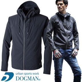 831900 DOGMAN UR コーデュラ2WAYストレッチフーディー