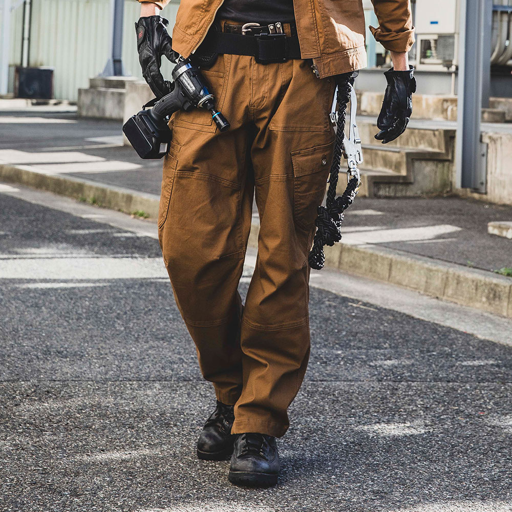 DOGMAN SELECTED ドビースリムストレッチ・カーゴパンツ