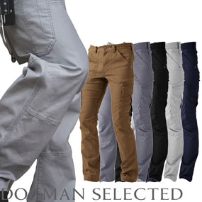 8056 DOGMAN SELECTED ドビースリムストレッチ・カーゴパンツ