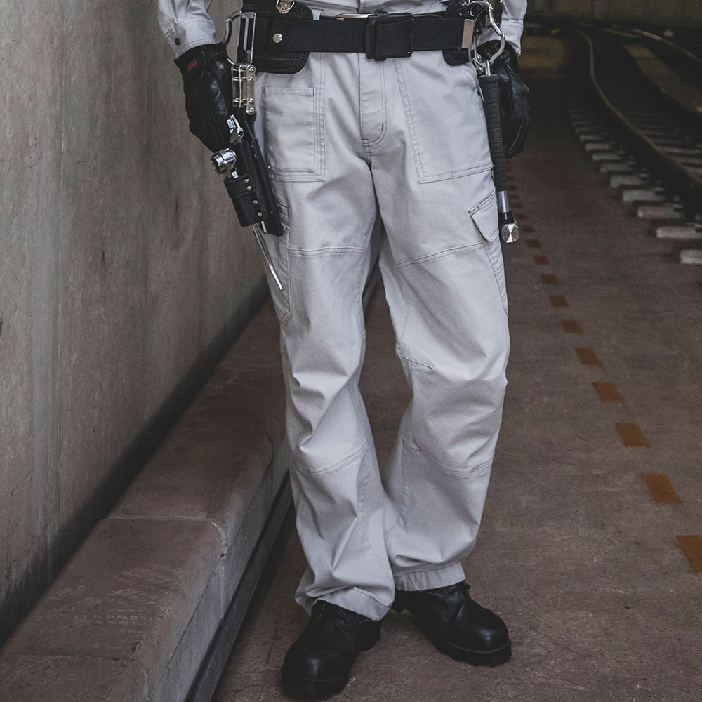 DOGMAN SELECTED ドビースリムストレッチ・カーゴパンツ