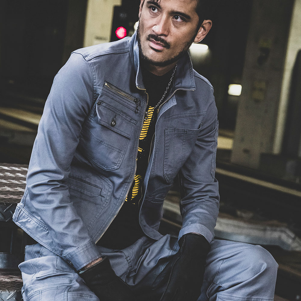 DOGMAN SELECTED ドビースリムストレッチ・長袖ジャケット