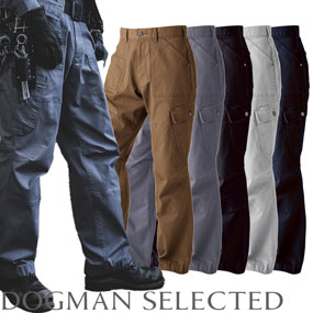 805005 DOGMAN SELECTED ドビーストレッチ・ワイドカーゴパンツ10ポケット