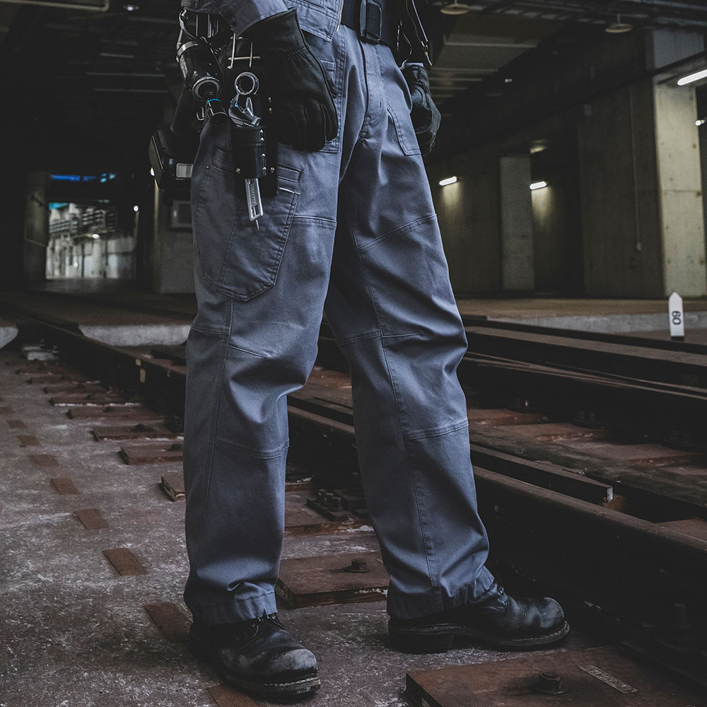 DOGMAN SELECTED ドビーストレッチ・ワイドカーゴパンツ10ポケット