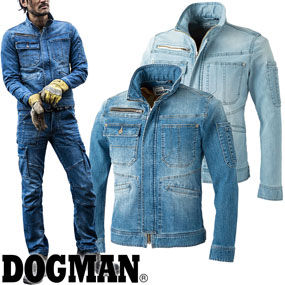8027 DOGMAN スリムストレッチ・スラブジャケット