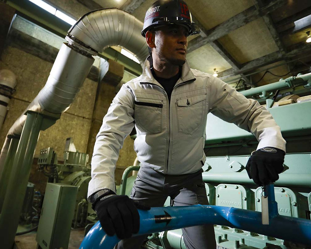 HOP-SCOT WZ ワンウォッシュコットン・ジャケット（ファン無し）