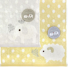 FO490628、FO490629 フェイスタオル ハーティーアニマル