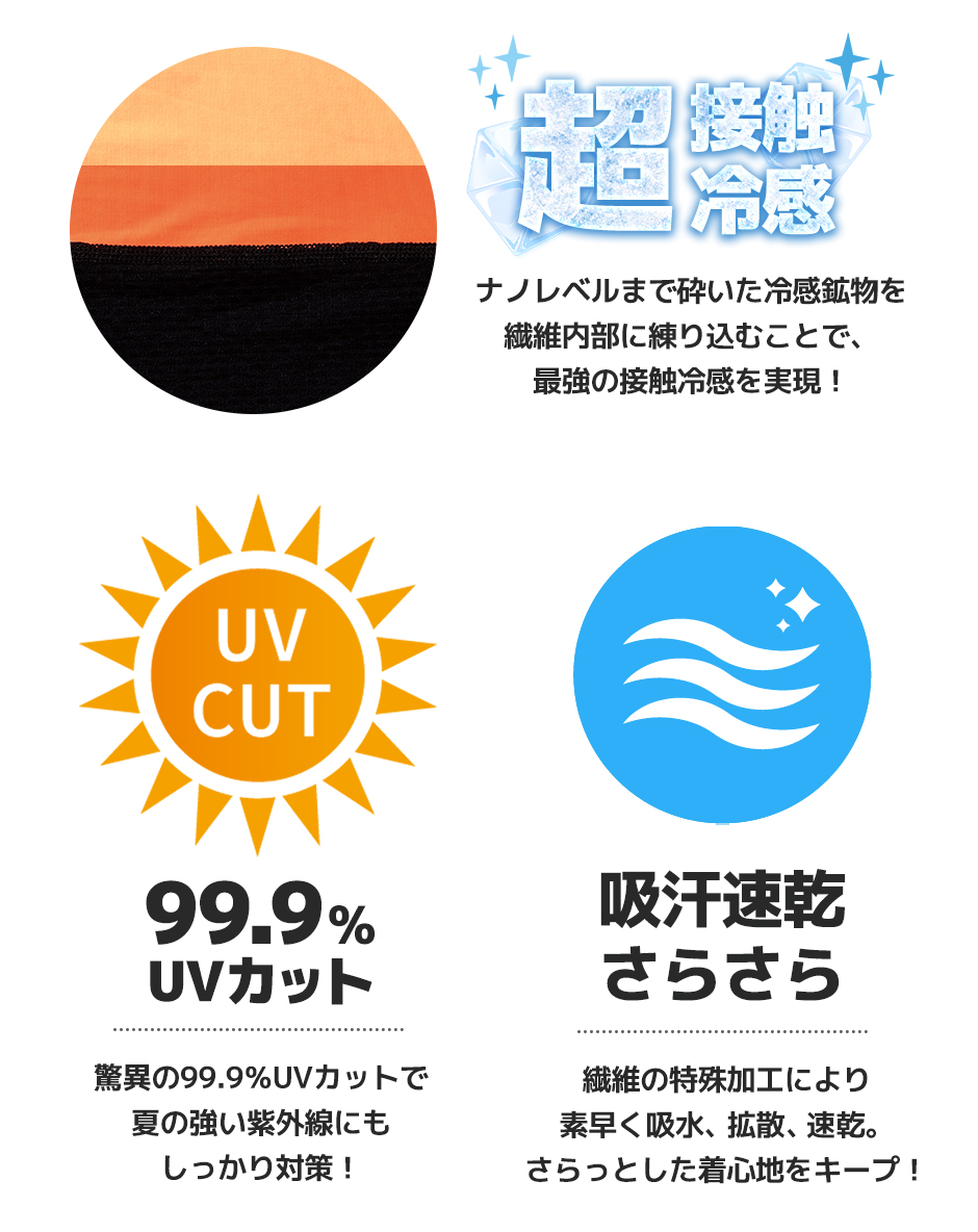 アイズフロンティア インナー上下セット(接触冷感コンプレッション クルーネックシャツ #220 +超遮熱・接触冷感コンプレッションタイツ #205)