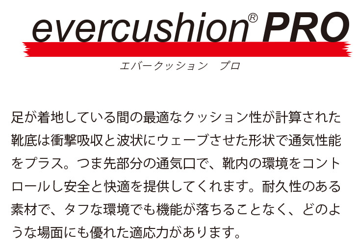 安全靴インソール evercushion PRO