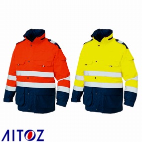 AZ-8960 TULTEX 高視認性防水防寒コート