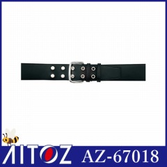 AZ-67018 黒ビニール帯革ベルト2ツ穴（5cm巾）
