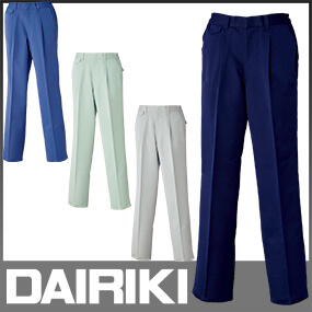 5005 DAIRIKI ダイリキ スラックス(脇ゴム入り)