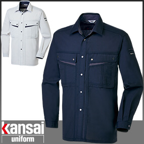 40034 kansai uniform カンサイユニフォーム K4002 長袖シャツ
