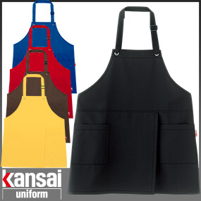 22 kansai uniform SOFT WORK カンサイユニフォームソフトワーク KS-002 ラップエプロン